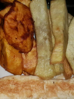 A picture of Fried Yam and friends.