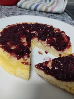 Una foto de Tarta de queso express saludable