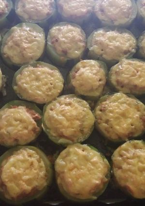 Töltött cukkinikarika recept fotója