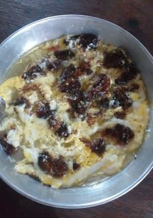 عکسی از دستور تخم مرغ و خرما (شام مقوی)