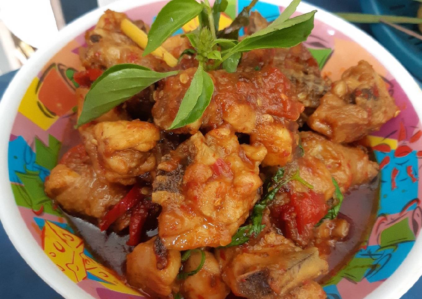 2. Rica rica ayam pedas