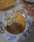 Salsa con zanahoria licuada