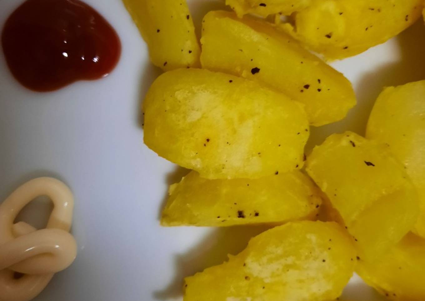 Buttered roast potatoes