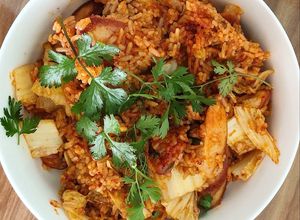 Hình của món Cơm rang kim chi!!!.