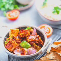 A picture of Gluten Free Kadai Paneer/Tofu Recipe.