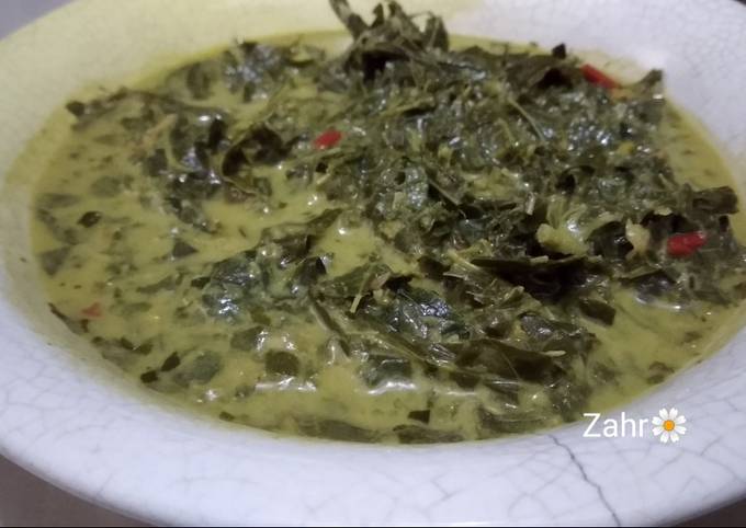 Resep Sayur Daun Singkong Tumbuk Oleh Za Cookpad