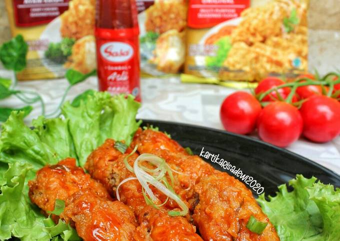 Resep 70. Sayap Krispi Korea Anti Gagal