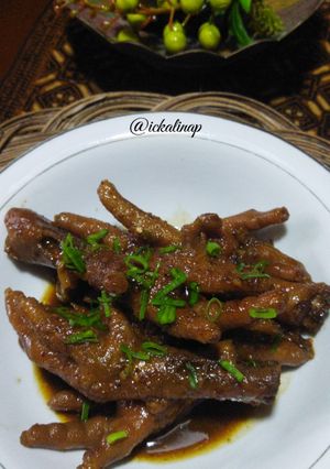 Foto resep Ceker Ayam Kecap Pedas