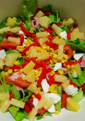 Una foto de Ensalada primavera