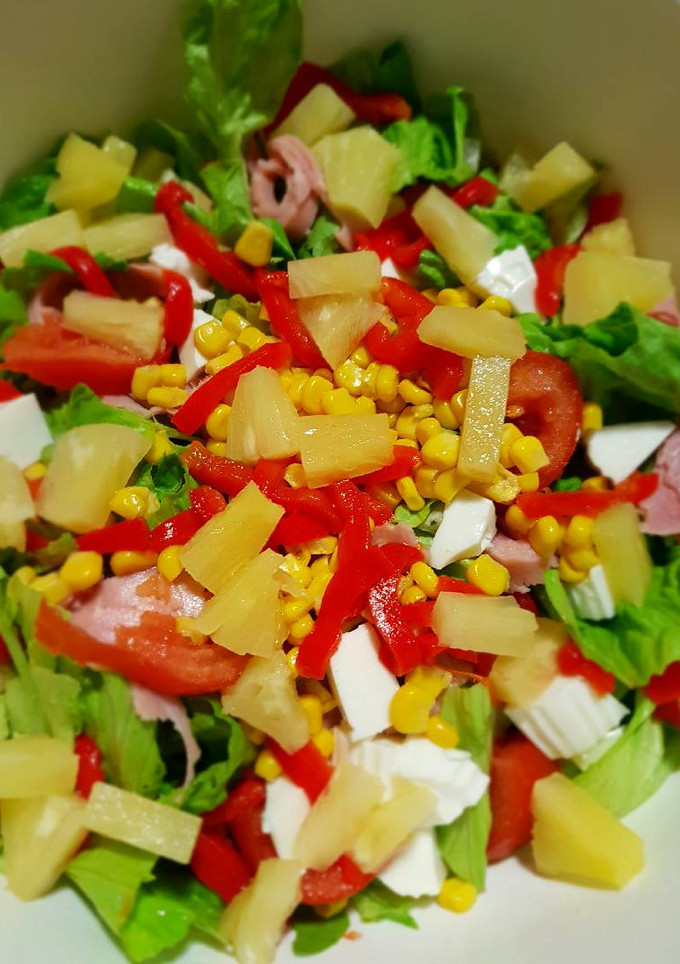 Una foto de Ensalada primavera