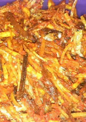 Foto resep Ubi Ungu Teri Kacang Balado