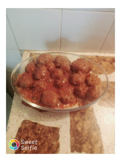 Una foto de Albóndigas de carne con arroz
