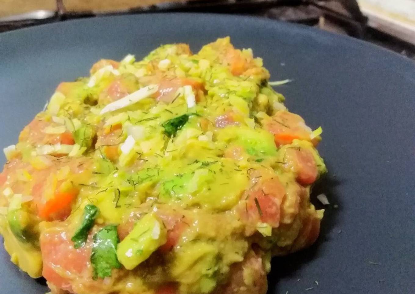Tartar de salmón y aguacate
