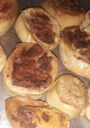 Una foto de Rolladitos de jamón y queso