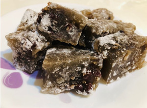 蜜紅豆蓮藕涼糕 的食譜成品照片