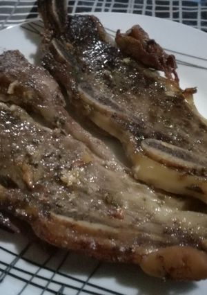 Una foto de Costilla de ternera asada