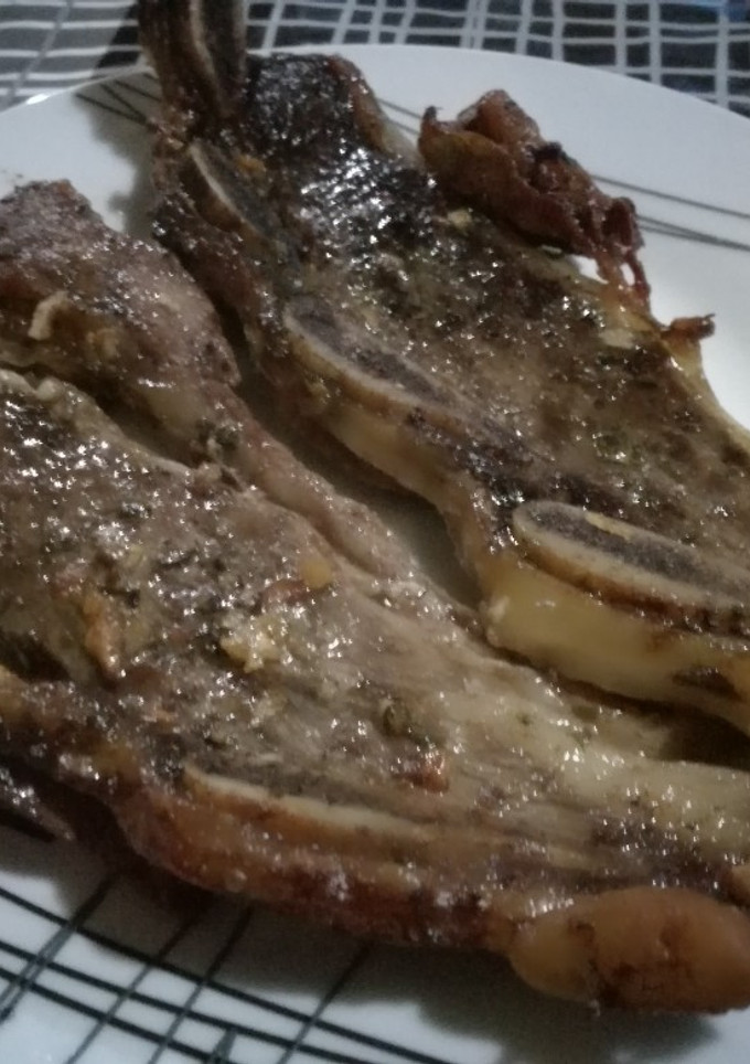 Una foto de Costilla de ternera asada