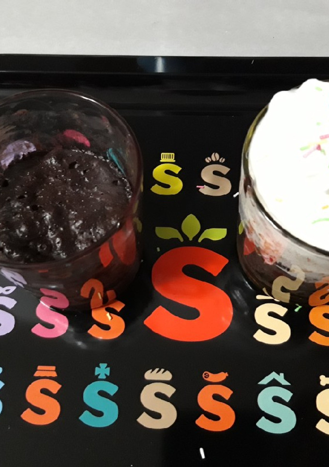 Una foto de Mug cake de chocolate