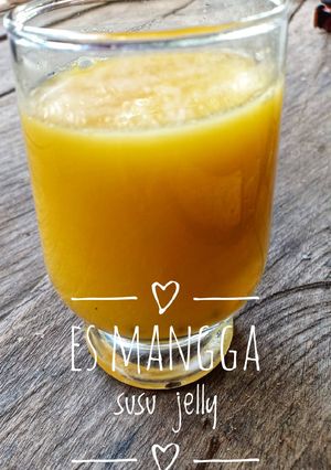 Foto resep Es mangga susu jelly