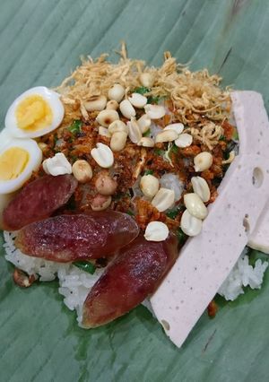 Hình của món Xôi mặn.