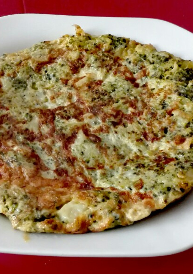 Una foto de Tortilla de brócoli
