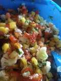 Ceviche tropical de coliflor delicia económica