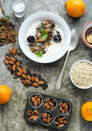 A picture of Citrus and Coconut Granola.