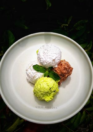 A picture of Homemade ice cream.