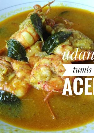 Foto resep Udang tumis aceh
