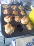 Phylo pastry, mini chicken and mushroom pies