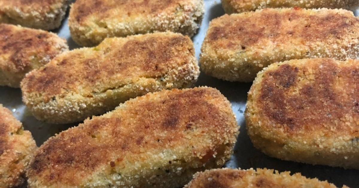 Croquetas de verduras y atún al horno Receta de Cocinando con Rosalía Cookpad