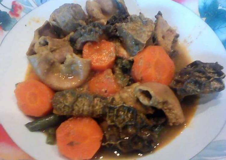 Step-by-Step Guide to Prepare Quick Matumbo Stew