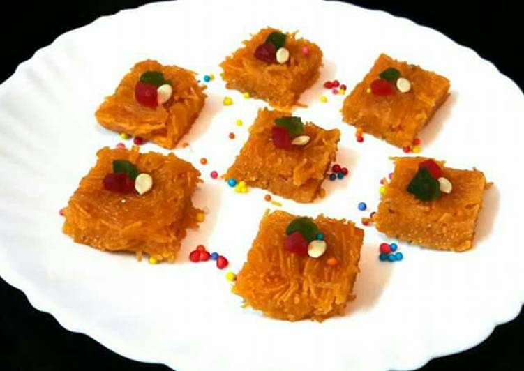 Carrot Vermicelli Halwa