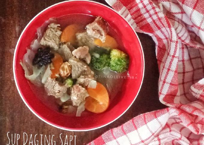 Resep Sup Daging Sapi Oleh Tinaollive Cookpad