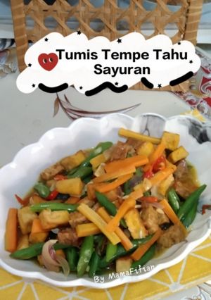 Foto resep Tumis Tempe Tahu Sayuran
