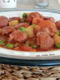 Ternera guisada con chorizo