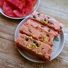 Watermelon 🍉 🍉 ice cream 🍦 A picture of Watermelon 🍉 🍉 ice cream 🍦.