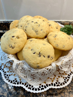Una foto de Galletas de mantequilla con pepitas de chocolate
