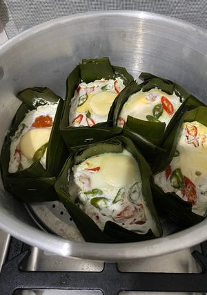 Foto resep Botok Telur Asin