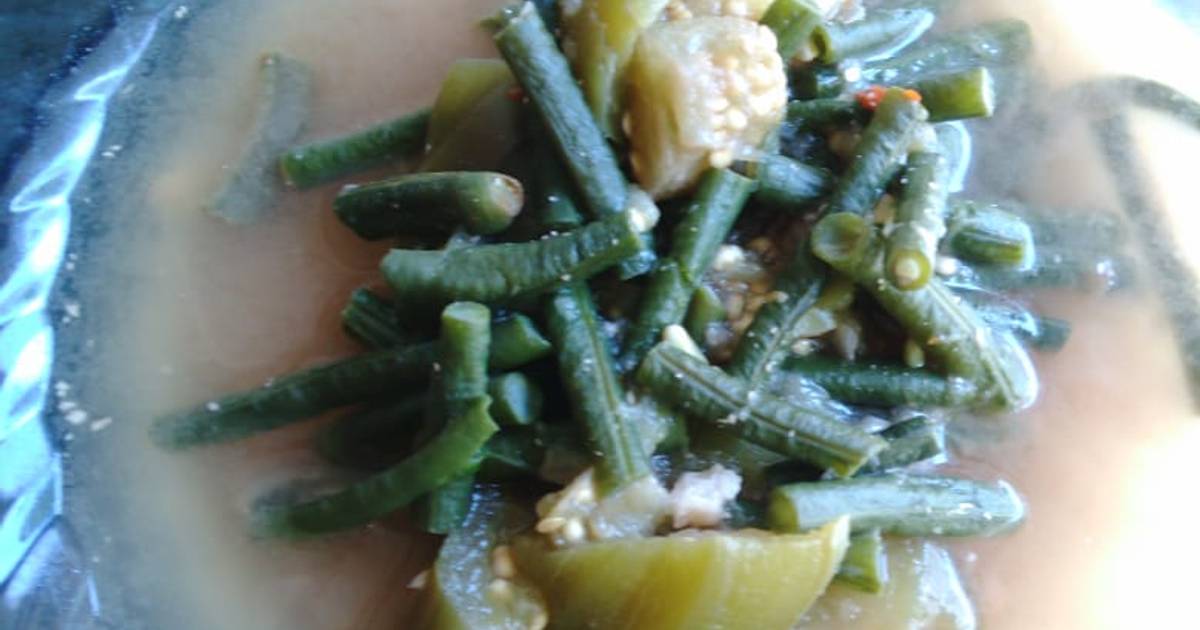 Resep Sayur Asem Kacang Panjang Terong Oleh Nellia Fadllan Cookpad