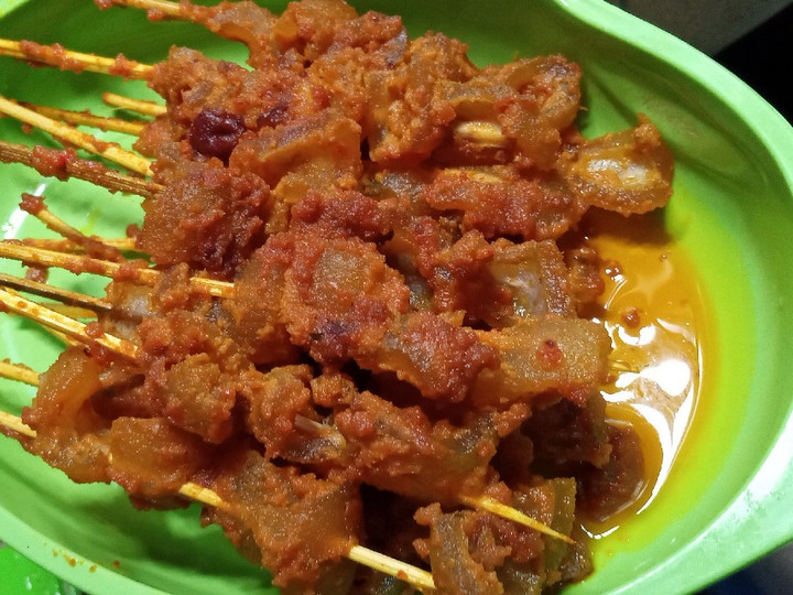 Resep Sate kikil bumbu kacang Anti Gagal