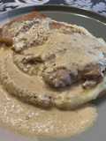 Pepper Pork Loin Medallions on a Bed of Mashed Potatoes
