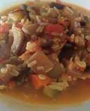 Guiso de Arroz con vegetales (Vegetariano)