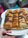 Roti tawar goreng isi pisang
