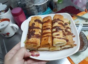 Foto resep Roti tawar goreng isi pisang