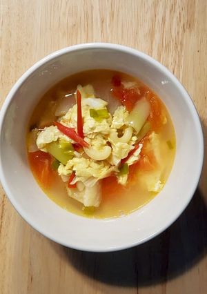 Foto resep Sup Tomat Telur