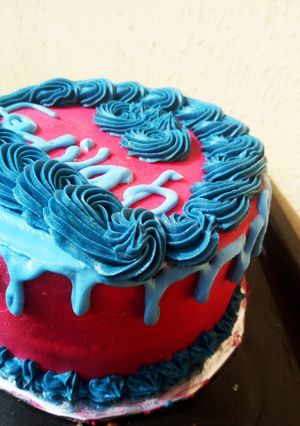 A picture of How to make blue drip.