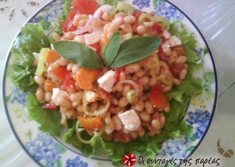 How to Prepare Super Quick Homemade Greek bean salad