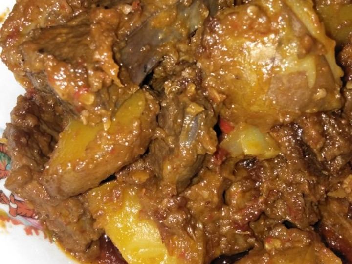 Resep Rendang Hati Sapi Dan Kentang, Lezat Sekali