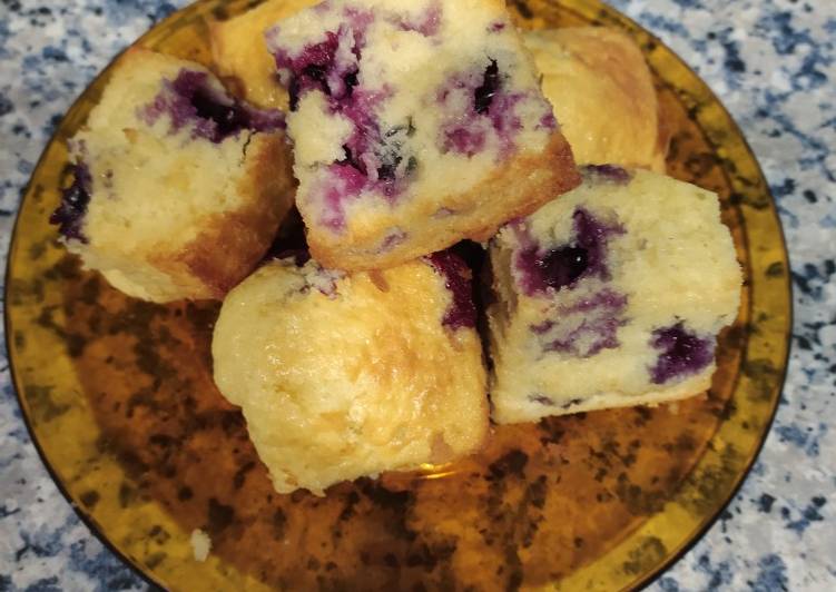 Bizcocho de arándanos y yogurt